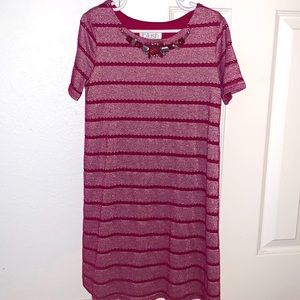 Blush by Us Angels dress for little girls size 7. Red.